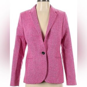 Stunning 100% Wool Pink Blazer